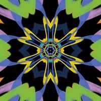 Abstract kaleidoscope background. Beautiful kaleidoscope seamless pattern. Multicolor mosaic texture. Seamless kaleidoscope texture. Unique kaleidoscope design vector