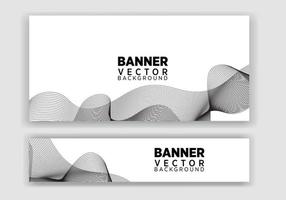 Vector abstract graphic design Banner. Vector horizontal banner template, abstract design.