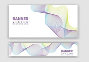 Vector abstract graphic design Banner. Vector horizontal banner template, abstract design.