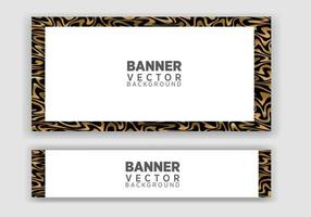 Vector abstract graphic design Banner. Vector horizontal banner template, abstract design.