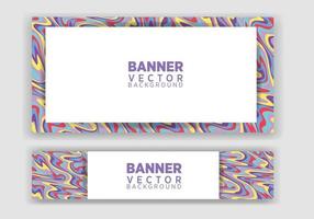 banner de diseño gráfico abstracto vectorial. plantilla de banner horizontal vectorial, diseño abstracto. vector