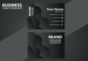 Simple and creative business cards design. modern visiting card template vector layout design.