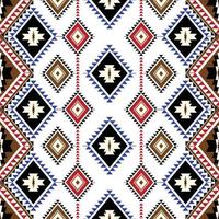 Geometric Ethnic pattern vector. African, American, Mexican, Western Aztec motif striped and bohemian pattern. designed for background,wallpaper,print, carpet,wrapping,tile,batik.vector illustratoin. vector