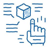 function parsing doodle icon hand drawn illustration vector