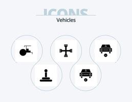 Vehicles Glyph Icon Pack 5 Icon Design. delete. wrench. rickshaw. tool. performance vector