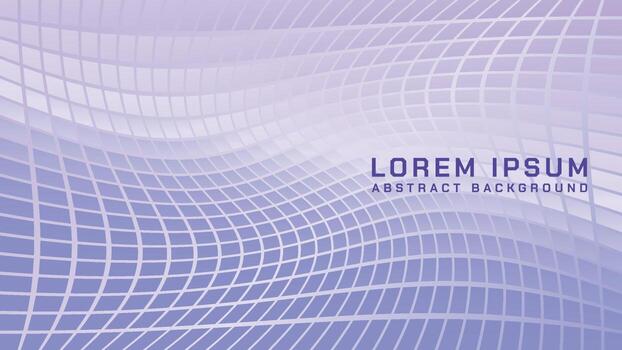 Wavy square pattern with pastel violet gradient color. Abstract background design template vector