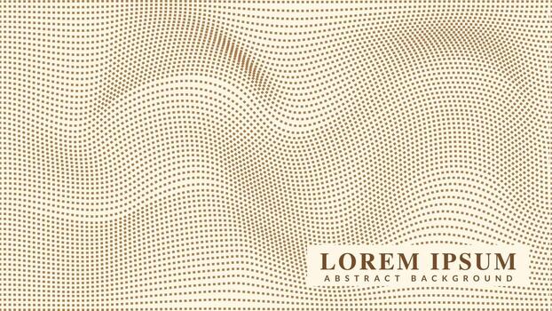 patrón de línea discontinua ondulada rústica. diseño de fondo abstracto vector