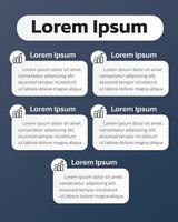 Vector infographic design template. Business flow chart. the sequence of steps arranged horizontally. vector illustration.