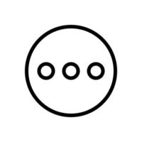 More button icon in line style design isolated on white background. Editable stroke. vector