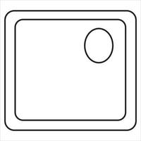 Icon image illustration, vector, black and white, on transparent background vector