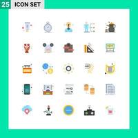 25 Creative Icons Modern Signs and Symbols of network connect speed light user Editable Vector Design Elements