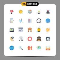 25 Creative Icons Modern Signs and Symbols of calculator accounting sunshine online dialog Editable Vector Design Elements