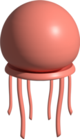 3d illustration of jellyfish png