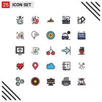 25 Creative Icons Modern Signs and Symbols of process power success nuclear factory Editable Vector Design Elements