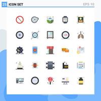 25 Creative Icons Modern Signs and Symbols of smart electronic paradox person humanity Editable Vector Design Elements