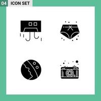 Set of Modern UI Icons Symbols Signs for air dry skin devices summer skin care Editable Vector Design Elements