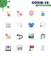 25 Coronavirus Emergency Iconset Blue Design such as learning sanitizer transmission hand sanitizer medical viral coronavirus 2019nov disease Vector Design Elements