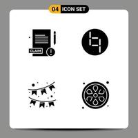 paquete de iconos vectoriales de stock de signos y símbolos de línea para ornamento médico ybcoin moneda criptográfica sauna elementos de diseño vectorial editables vector