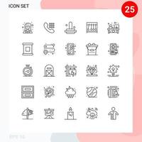 25 Creative Icons Modern Signs and Symbols of counter medicine business medical perpecul Editable Vector Design Elements