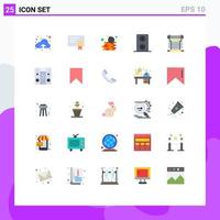 25 Creative Icons Modern Signs and Symbols of center fan security cpu cooler Editable Vector Design Elements