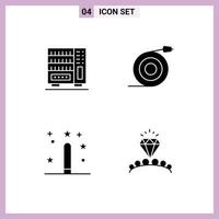 Stock Vector Icon Pack of Line Signs and Symbols for furniture design drawer pipe magic Editable Vector Design Elements