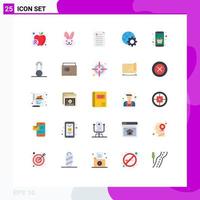 25 Creative Icons Modern Signs and Symbols of online cart pros and cons buy internet Editable Vector Design Elements