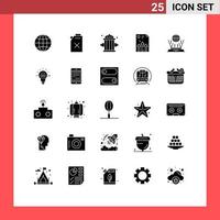 25 Creative Icons Modern Signs and Symbols of router internet firefighter report document Editable Vector Design Elements