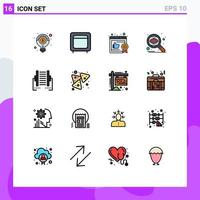 16 Creative Icons Modern Signs and Symbols of computer targeting money seo recommended Editable Creative Vector Design Elements