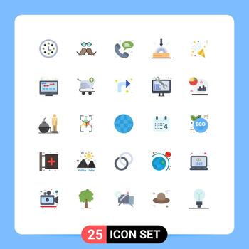 25 Universal Flat Colors Set for Web and Mobile Applications fireworks technology men software business Editable Vector Design Elements