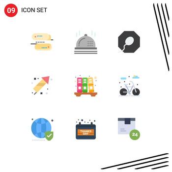 9 Universal Flat Colors Set for Web and Mobile Applications city files sperm archive eid Editable Vector Design Elements