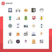 25 Creative Icons Modern Signs and Symbols of tire swing summer report plaything usa Editable Vector Design Elements