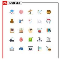 25 Creative Icons Modern Signs and Symbols of pot vaccine spring flower protection vacation Editable Vector Design Elements