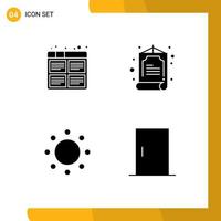 User Interface Solid Glyph Pack of modern Signs and Symbols of board sign process chinese symbols Editable Vector Design Elements