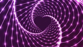 abstract background with neon line vector