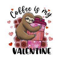 Valentine Day Animal design tshirt png