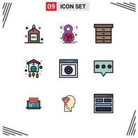 9 Creative Icons Modern Signs and Symbols of stop cuckoo celebrate clock clock Editable Vector Design Elements