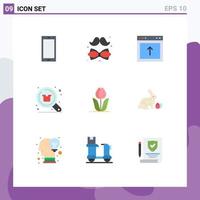 9 Creative Icons Modern Signs and Symbols of shop discount father buy interface Editable Vector Design Elements