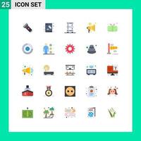 25 Universal Flat Colors Set for Web and Mobile Applications trade marketing experiment advertising server Editable Vector Design Elements