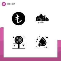 Universal Solid Glyphs Set for Web and Mobile Applications turkish celebration hill mountain lollipop Editable Vector Design Elements