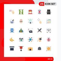 25 Universal Flat Colors Set for Web and Mobile Applications grid construction china bridge canada Editable Vector Design Elements