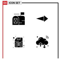 Stock Vector Icon Pack of Line Signs and Symbols for email hardware arrow computer internet Editable Vector Design Elements