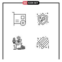 Universal Icon Symbols Group of 4 Modern Filledline Flat Colors of add woman devices justice financial Editable Vector Design Elements