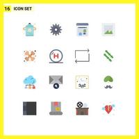 16 Creative Icons Modern Signs and Symbols of care medical discussion health photo Editable Pack of Creative Vector Design Elements