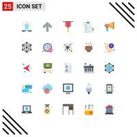 Stock Vector Icon Pack of 25 Line Signs and Symbols for clipboard expertise badge check plain Editable Vector Design Elements