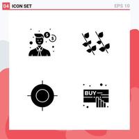 Solid Glyph Pack of Universal Symbols of business location money nature travel Editable Vector Design Elements