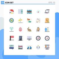 25 Creative Icons Modern Signs and Symbols of ban cashless power cash sun Editable Vector Design Elements