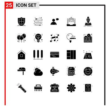25 Creative Icons Modern Signs and Symbols of hacker report basic laptop business Editable Vector Design Elements