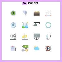 paquete de iconos de vectores de stock de 16 signos y símbolos de línea para la agricultura de desechos de costos paquete editable de elementos de diseño de vectores creativos