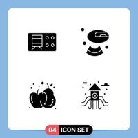 Set of Modern UI Icons Symbols Signs for railroad city melon agriculture play ground Editable Vector Design Elements