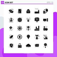 25 Creative Icons Modern Signs and Symbols of steam plant cooling tower news boiling plant letter Editable Vector Design Elements